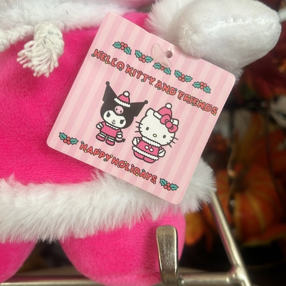 💖Sanrio Hello Kitty Loves Pink💕 Christmas 10" Stuffed Plush - Picture 3 of 6
